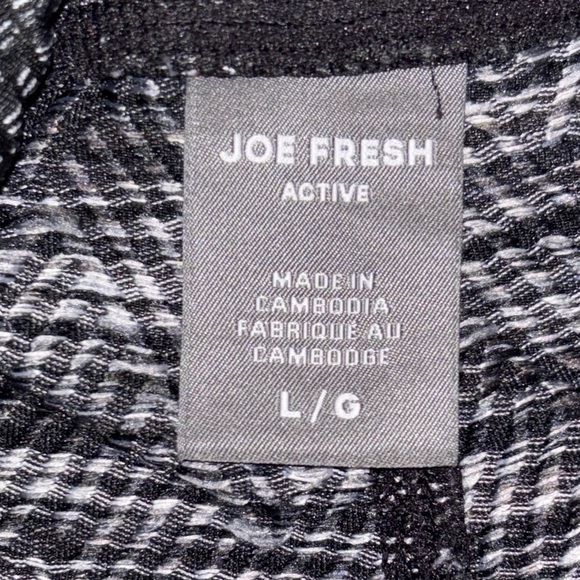 Joe Fresh Black and Gray Patterned Bike Shorts - Picture 3 of 9